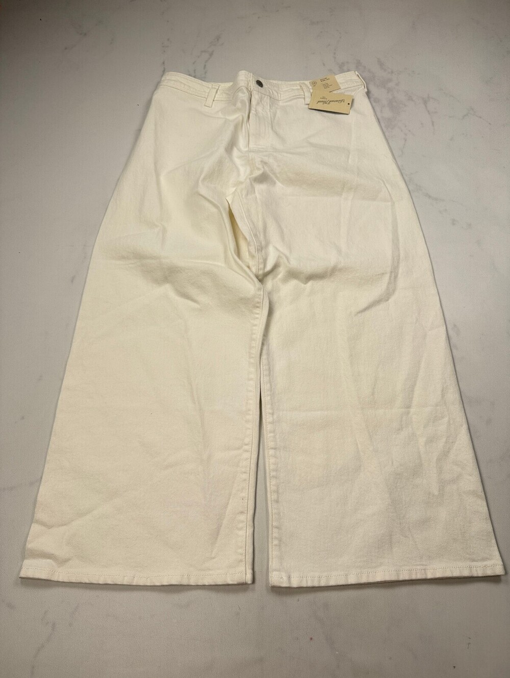 Universal Thread Wide-Leg Pants White 90s VTG Flared - Womens 16